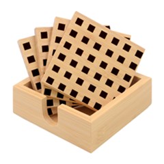 Gingham - 4096x4096px - 300dpi14 Bamboo Coaster Set by EvgeniaEsenina