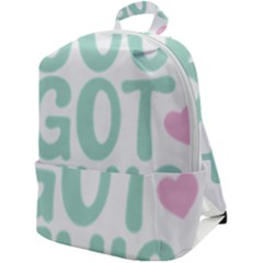 You Got This T- Shirt You Got This A Cute Motivation Qoute To Keep You Going T- Shirt Yoga Reflexion Pose T- Shirtyoga Reflexion Pose T- Shirt Zip Up Backpack by hizuto