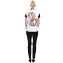 Baby Unicorn T- Shirt Colourful Bay Unicorn T- Shirt Yoga Reflexion Pose T- Shirtyoga Reflexion Pose T- Shirt Women s Button Up Vest View2