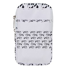 Black And White Cow T- Shirt Black And White Cows Keep On Moooving Cow Puns T- Shirt Yoga Reflexion Pose T- Shirtyoga Reflexion Pose T- Shirt Waist Pouch (small) by hizuto