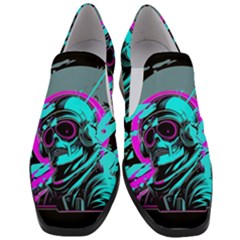 Aesthetic Art  Women Slip On Heel Loafers by Internationalstore