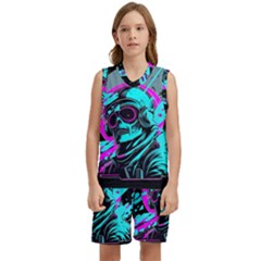 Aesthetic Art  Kids  Basketball Mesh Set by Internationalstore