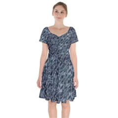 Ceramics Broken  Short Sleeve Bardot Dress by Internationalstore