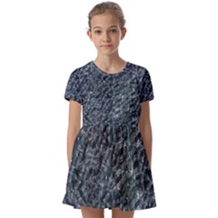 Ceramics Broken  Kids  Short Sleeve Pinafore Style Dress by Internationalstore