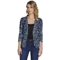 Ceramics Broken  Women s One-button 3/4 Sleeve Short Jacket by Internationalstore