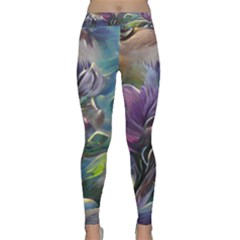 Abstract Blossoms  Classic Yoga Leggings by Internationalstore