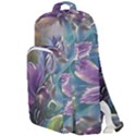 Abstract Blossoms  Double Compartment Backpack View1