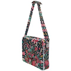 Christmas Pattern Cross Body Office Bag by Valentinaart