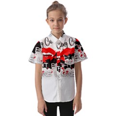 Vampire T- Shirt Feeling Cute Might Bite Someone Later T- Shirt Kids  Short Sleeve Shirt by ZUXUMI