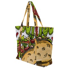 Waitress T- Shirt Awesome Unicorn Waitresses Are Magical For A Waiting Staff T- Shirt Zip Up Canvas Bag by ZUXUMI