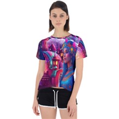 Fantasy Arts  Open Back Sport T-shirt by Internationalstore