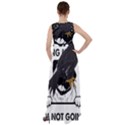 Black Hole T- Shirt Planet Eater Colour T- Shirt Empire Waist Velour Maxi Dress View2