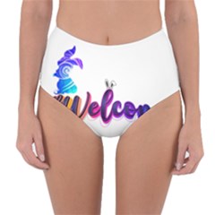 Arts Reversible High-waist Bikini Bottoms by Internationalstore