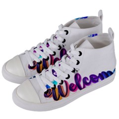 Arts Women s Mid-top Canvas Sneakers by Internationalstore