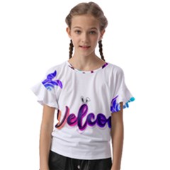 Arts Kids  Cut Out Flutter Sleeves by Internationalstore