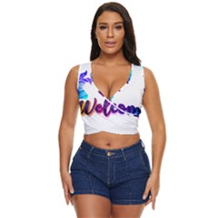 Arts Women s Sleeveless Wrap Top by Internationalstore