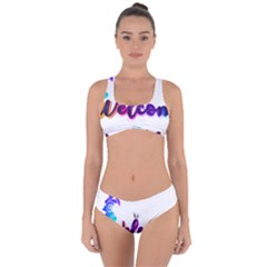 Arts Criss Cross Bikini Set by Internationalstore
