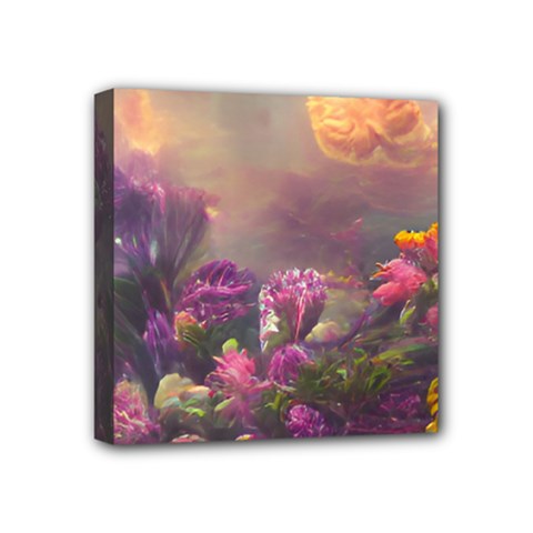 Floral Blossoms  Mini Canvas 4  X 4  (stretched) by Internationalstore