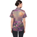 Floral Blossoms  Women s Short Sleeve Shirt View2
