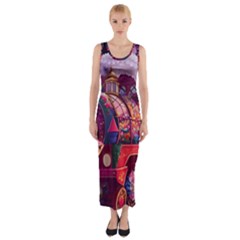 Fantasy  Fitted Maxi Dress by Internationalstore