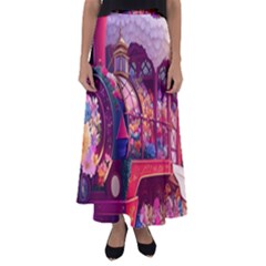 Fantasy  Flared Maxi Skirt by Internationalstore