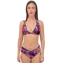 Fantasy  Double Strap Halter Bikini Set by Internationalstore