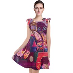 Fantasy  Tie Up Tunic Dress by Internationalstore