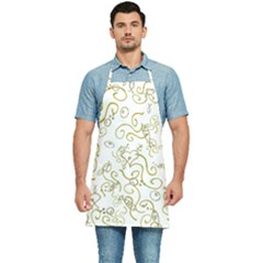 Fish Sea Ocean Algae Underwater Kitchen Apron by Pakjumat