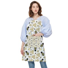 Bee Honeycomb Honeybee Insect Pocket Apron by Pakjumat