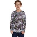 Climbing Plant At Outdoor Wall Kids  Crewneck Sweatshirt View1