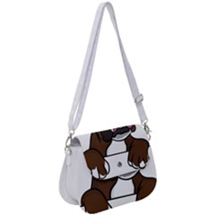 Boxer Dog T- Shirt Boxer T- Shirt Saddle Handbag by JamesGoode