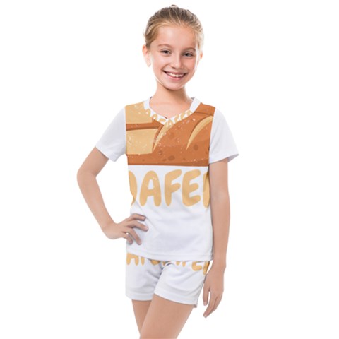 Bread Baking T- Shirt Funny Bread Baking Baker Loafers T- Shirt Kids  Mesh T-shirt And Shorts Set by JamesGoode