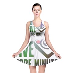 Gaming Controller Quote T- Shirt A Gaming Controller Quote Just Five More Minutes T- Shirt (2) Reversible Skater Dress by ZUXUMI