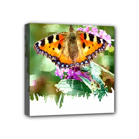 Butterfly T- Shirt Butterfly T- Shirt Mini Canvas 4  X 4  (stretched) by JamesGoode