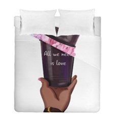 All You Need Is Love 1 Duvet Cover Double Side (full/ Double Size) by SychEva