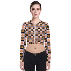 Lantern Chess Halloween Long Sleeve Zip Up Bomber Jacket by Pakjumat