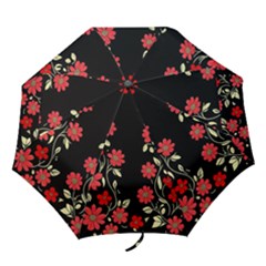 Pattern Flowers Design Nature Folding Umbrellas by Pakjumat