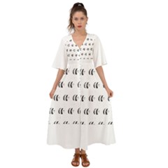 Animal T- Shirt Funny Unique Animal 5 Kimono Sleeve Boho Dress by EnriqueJohnson
