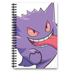 Purple Funny Monster 5 5  X 8 5  Notebook by Sarkoni