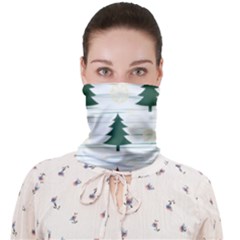 Christmas Tree Snowflake Pattern Face Covering Bandana (adult) by Sarkoni