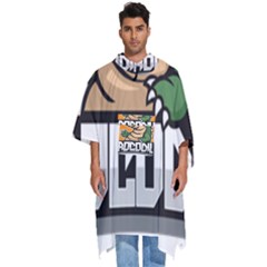 Funny Crocodile Men s Hooded Rain Ponchos by Sarkoni