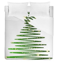 Christmas Tree Holidays Duvet Cover Double Side (queen Size) by Sarkoni
