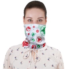 Merry Christmas Geometric Pattern Face Covering Bandana (adult) by Sarkoni