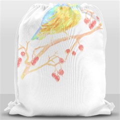 Bird Lover T- Shirtbird T- Shirt (24) Drawstring Bag (large) by EnriqueJohnson