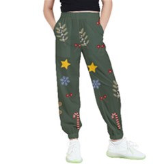 Christmas Party Pattern Design Kids  Joggers by uniart180623