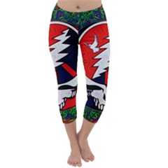 Grateful Dead - Capri Winter Leggings  by Sarkoni