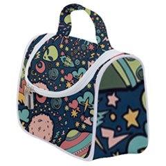 Alien Rocket Space Aesthetic Satchel Handbag by Sarkoni