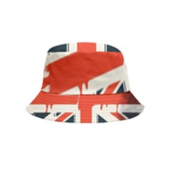 Union Jack England Uk United Kingdom London Inside Out Bucket Hat (kids) by uniart180623