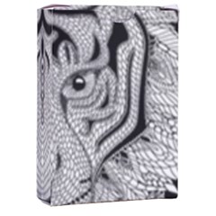 Tiger Head Playing Cards Single Design (rectangle) With Custom Box by Ket1n9