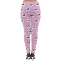 Girly Girlie Punk Skull Lightweight Velour Leggings View2